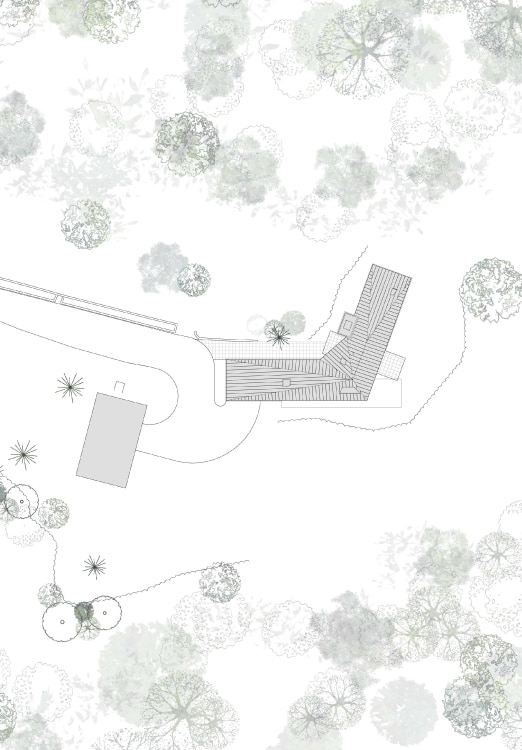 Modern house site plan Dundas