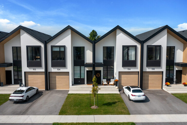 Exterior photo of Pelham Towns project