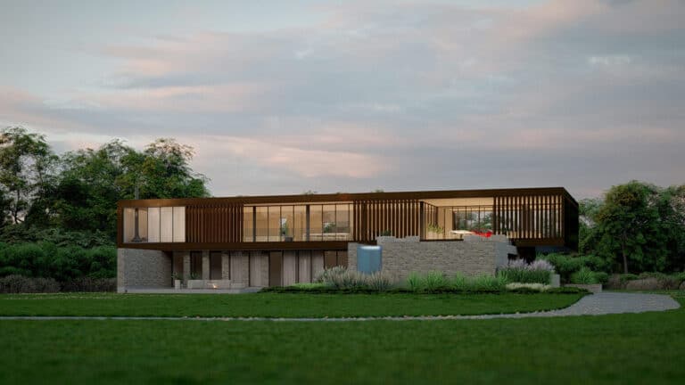 exterior render of 3680 lakeshore road