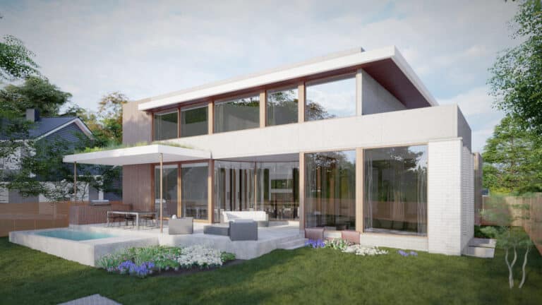 exterior render of 2115 east