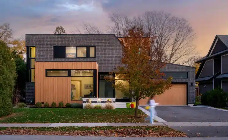 Custom modern house design for Oakville client
