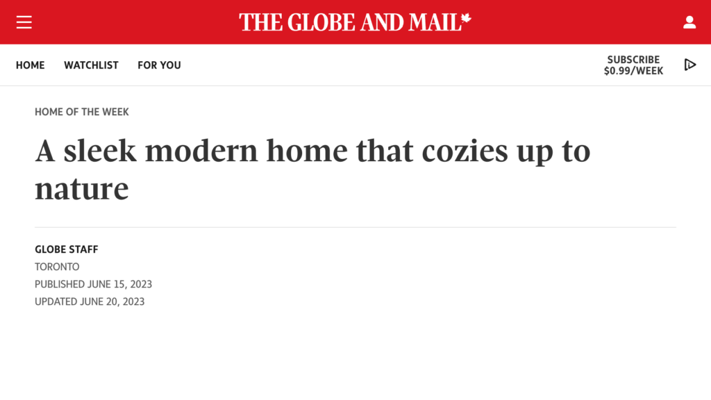 The Globe and Mail article