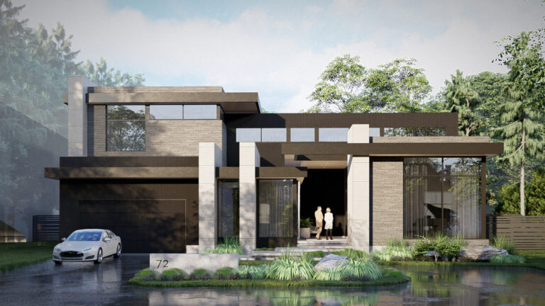 exterior render of Lover's Lane project