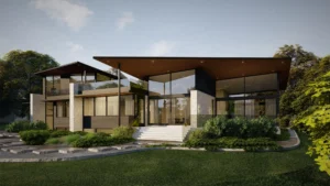 exterior render of Filman Rocktop home