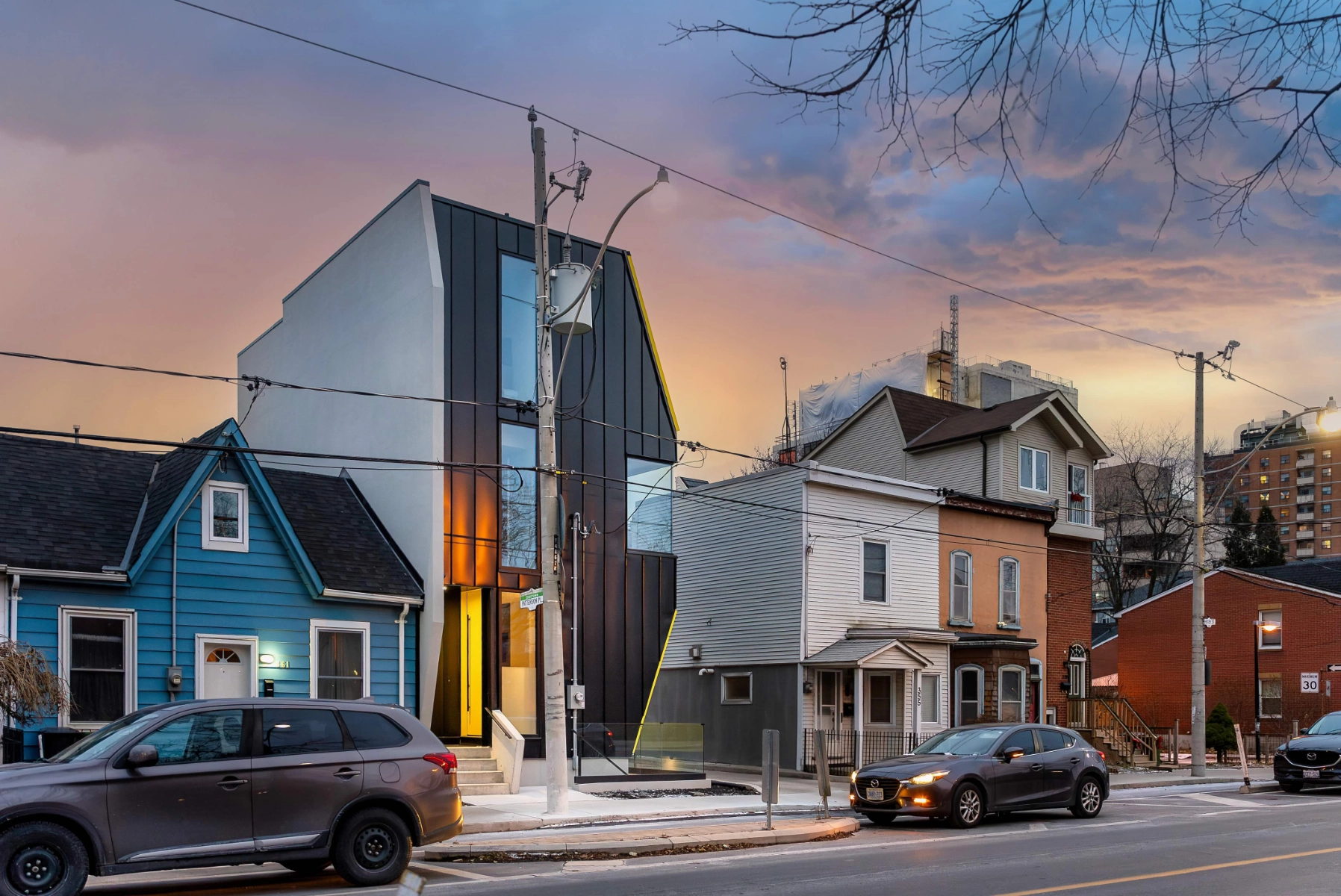 Modern home design in Toronto, Ontario by smpl Design Studio